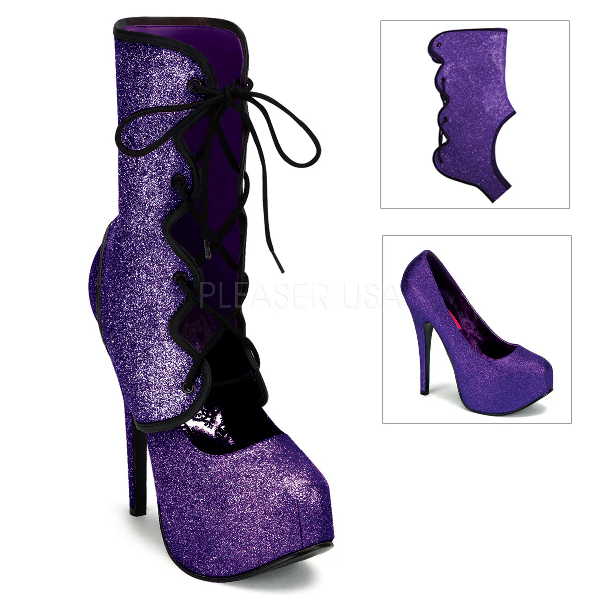 TEEZE-31G Purple Mini Glitter