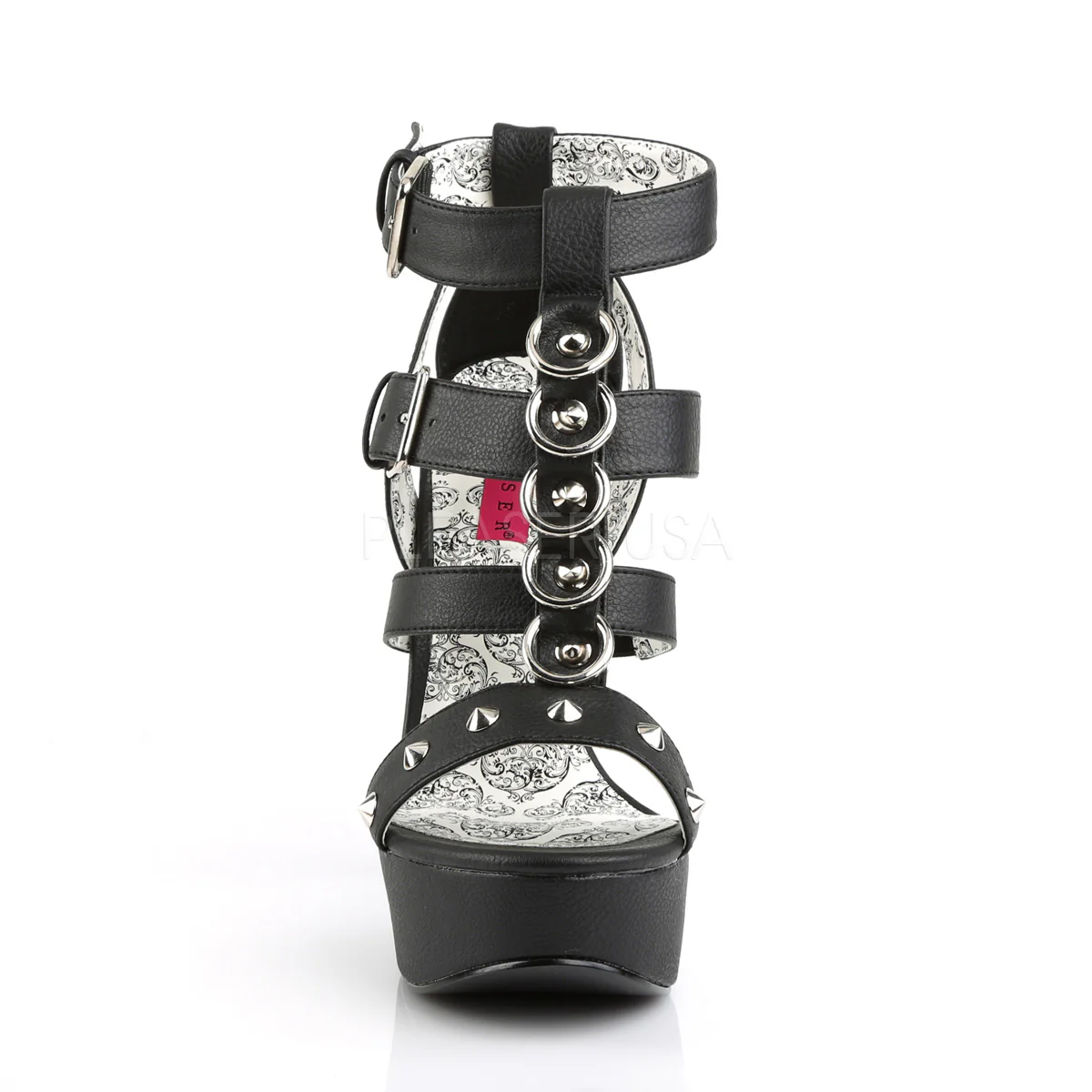 TEEZE-42W Black Faux Leather - Image 2