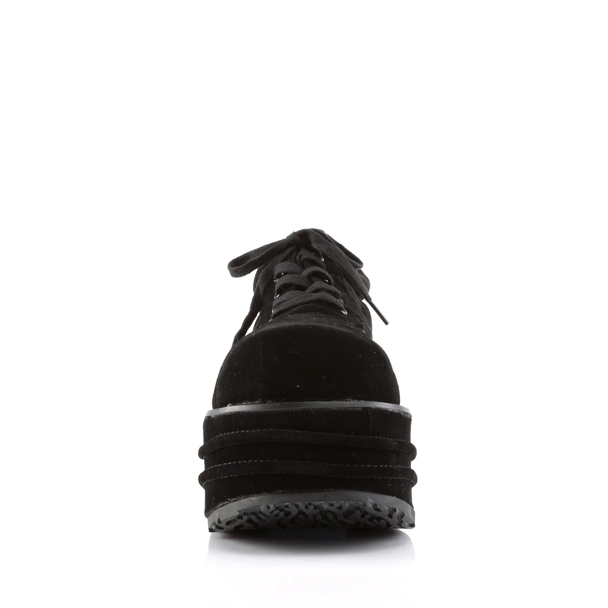 TEMPO-08  Black Vegan Suede - Image 2