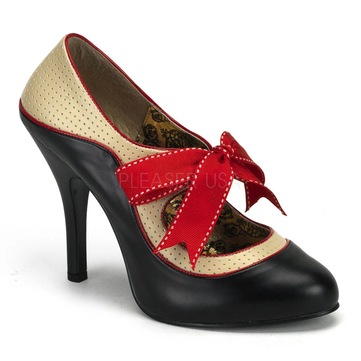 TEMPT-27  Black-Cream Pu