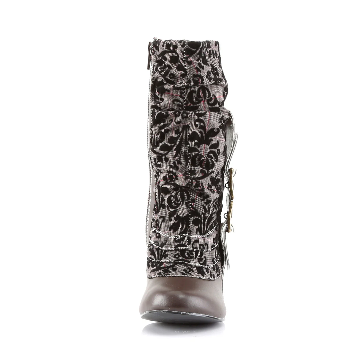 TESLA-106 Brown Vegan Leather-Tweed - Image 2