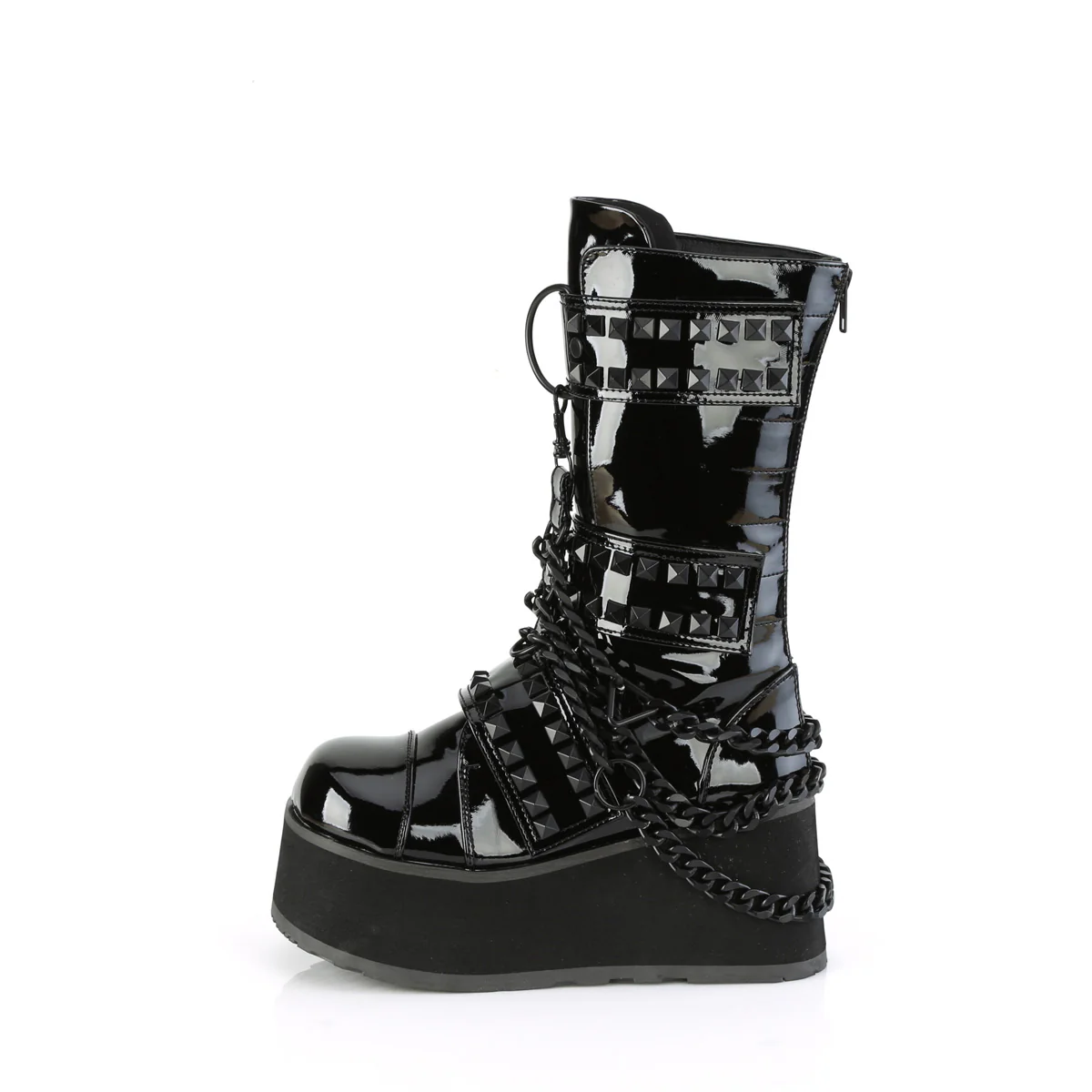 TRASHVILLE-138  Black Patent - Image 3
