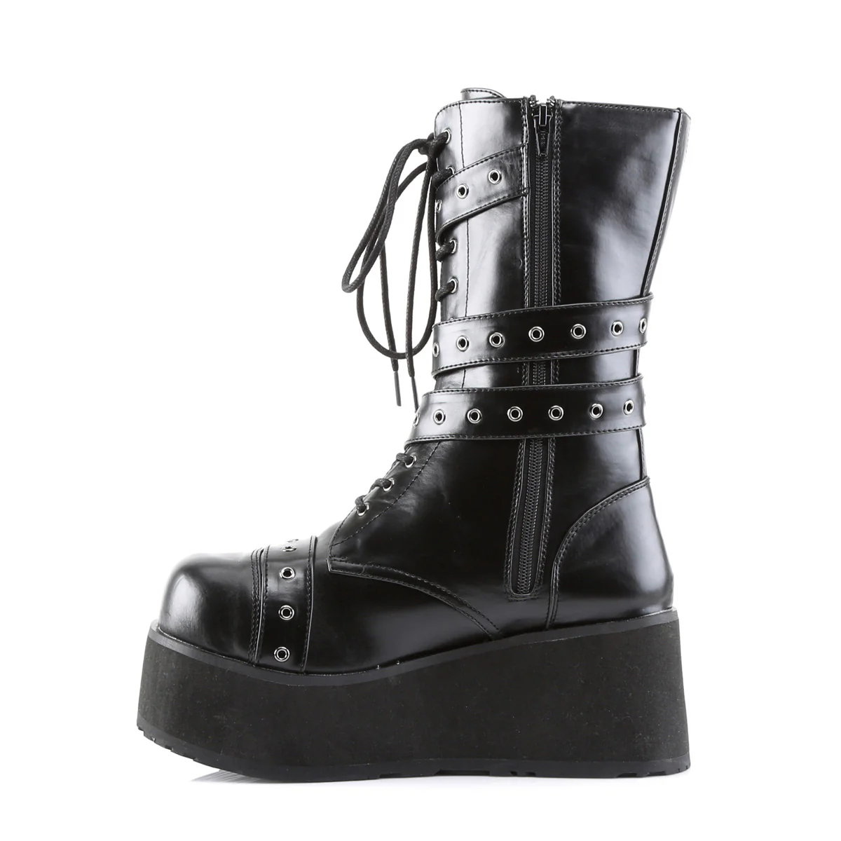 TRASHVILLE-205  Black Vegan Leather - Image 3