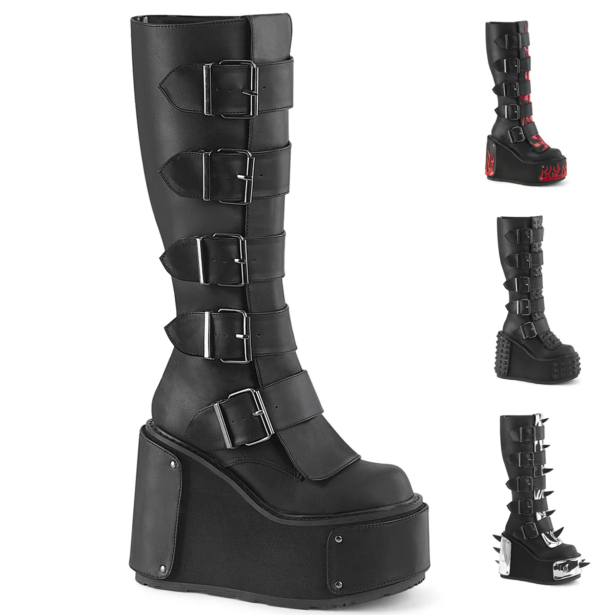 TRANSFORMER-800  Black Vegan Leather