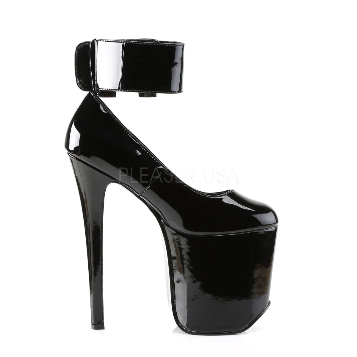 TRAMP-742  Black Patent/Black - Image 5