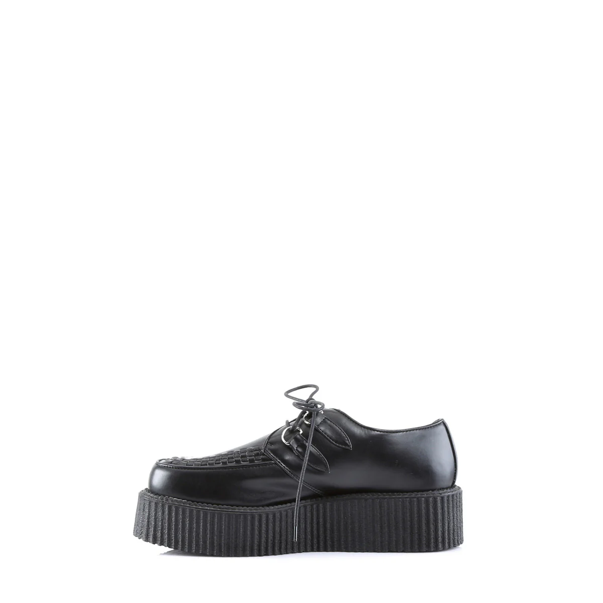 V-CREEPER-502  Black Vegan Leather - Image 3