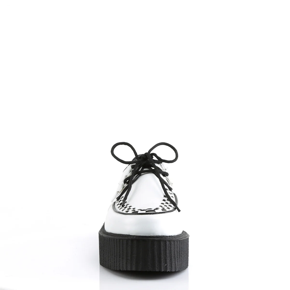 V-CREEPER-502  White Vegan Leather - Image 2
