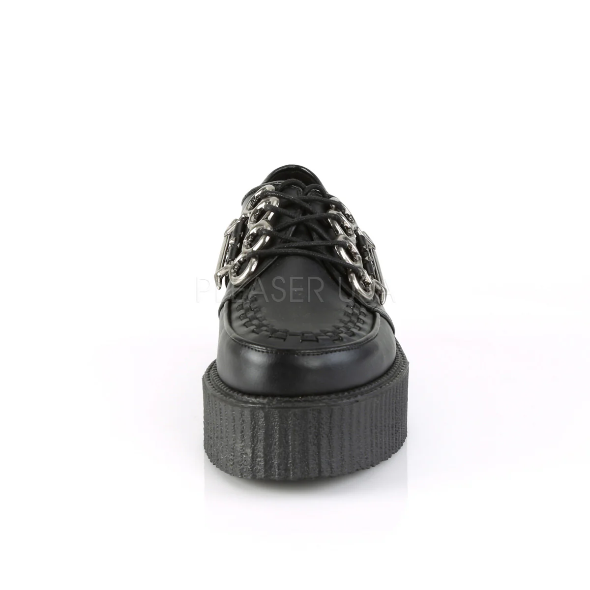 V-CREEPER-516  Black Vegan Leather - Image 2