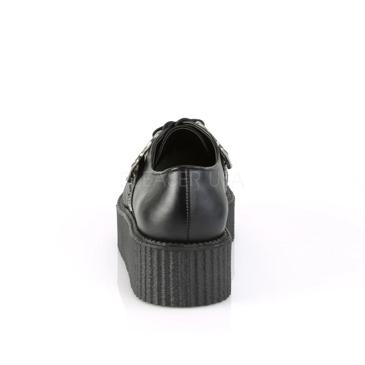 V-CREEPER-516  Black Vegan Leather - Image 4