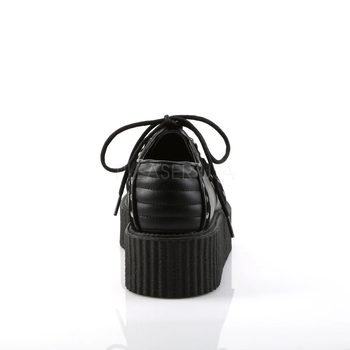 V-CREEPER-535  Black Vegan Leather-Vegan Suede - Image 4