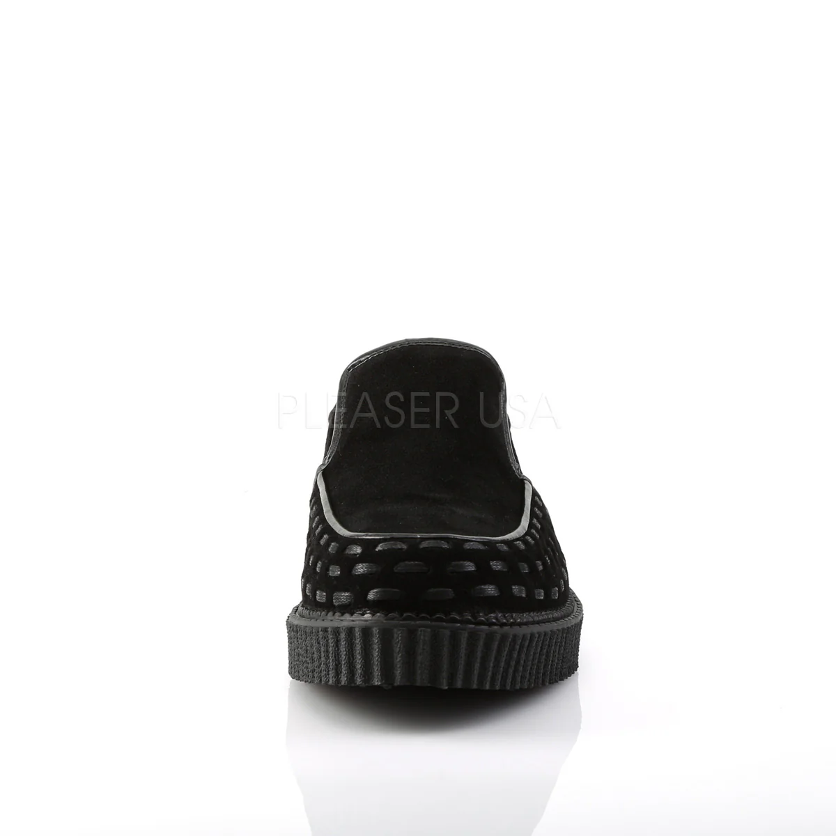V-CREEPER-607 Black Vegan Suede - Image 2