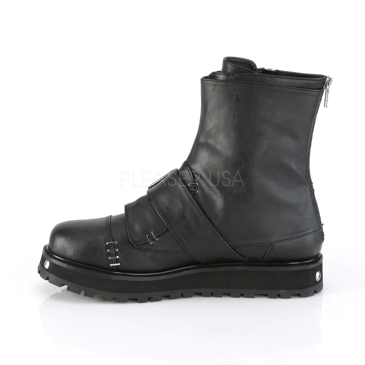 VALOR-150  Black Vegan Leather - Image 3