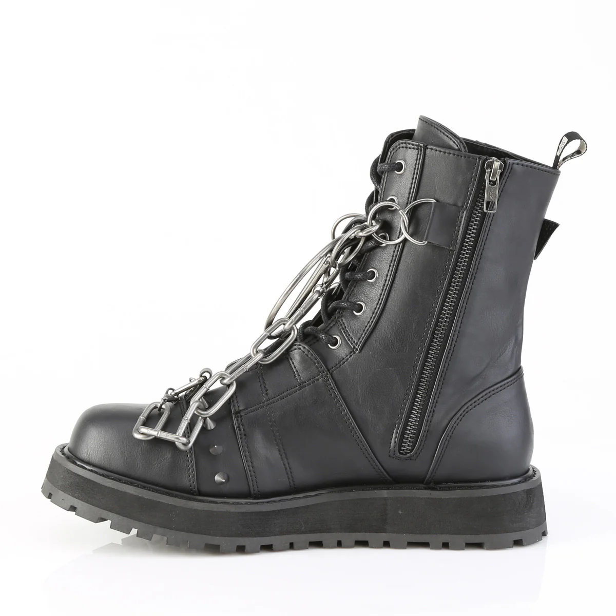 VALOR-204 Black Vegan Leather - Image 3