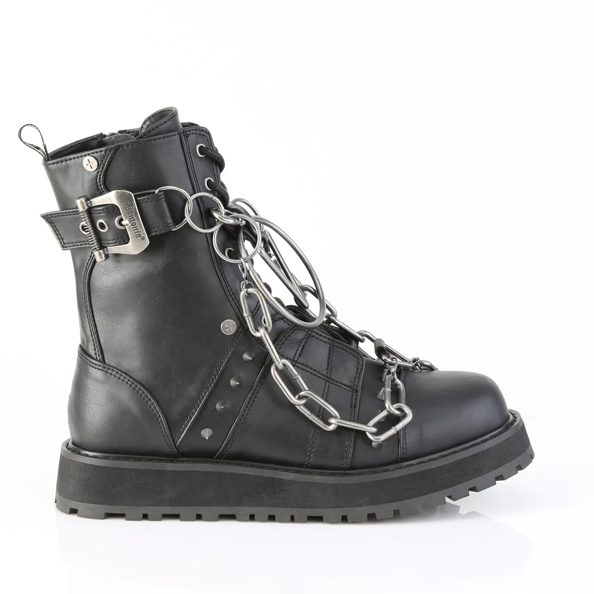 VALOR-204 Black Vegan Leather - Image 5