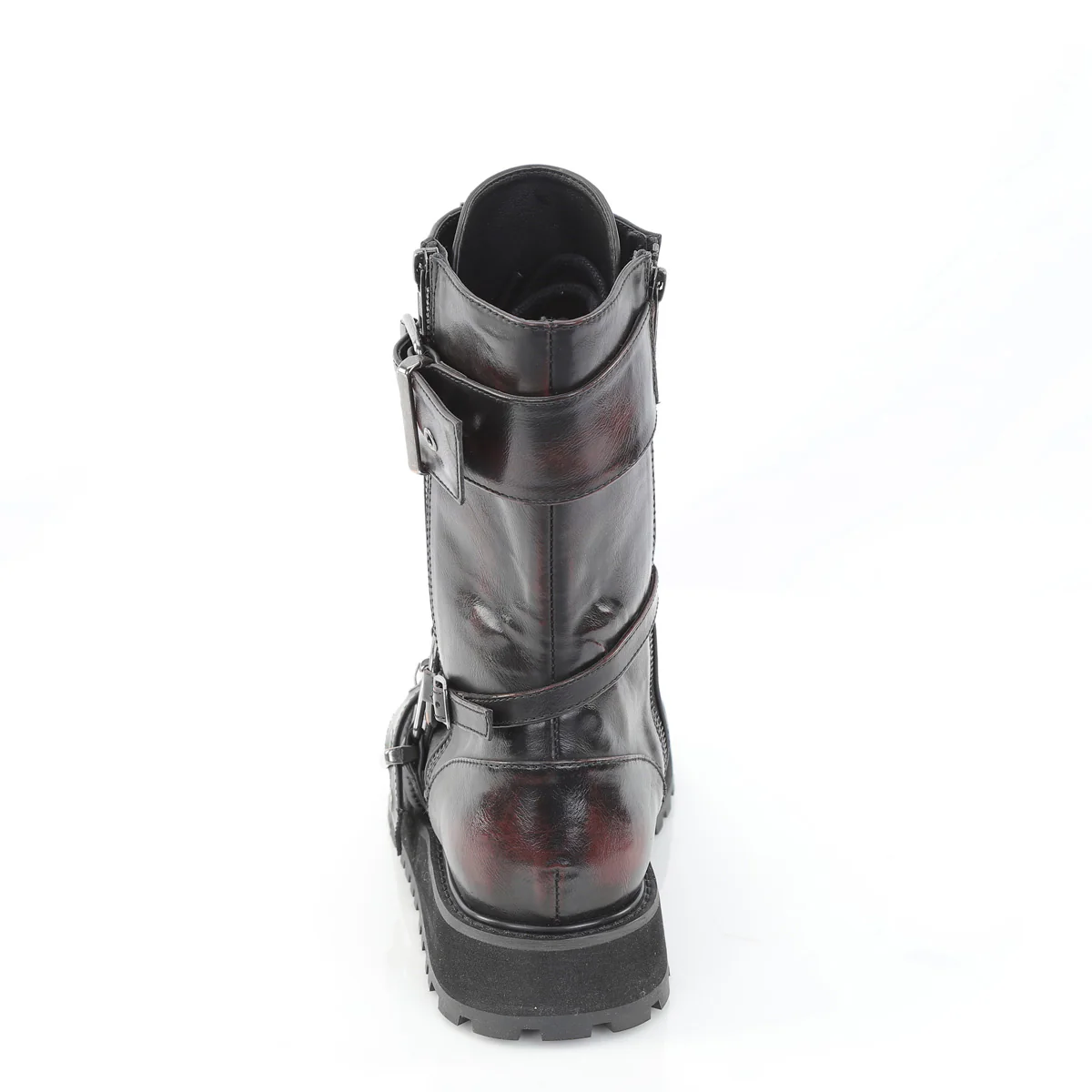 VALOR-220  Black Burgundy Rub-Off Vegan Leather - Image 4