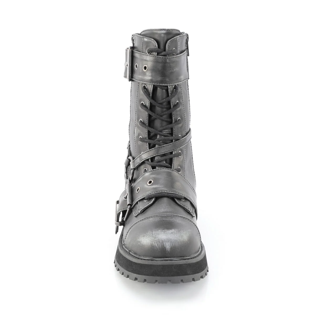 VALOR-220  Black Silver Rub-Off Vegan Leather - Image 2