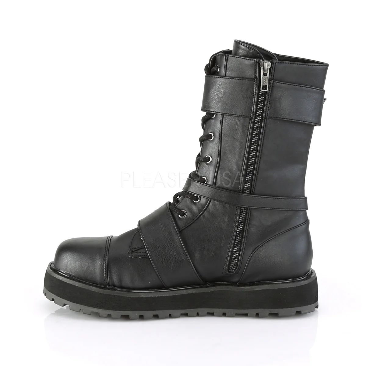 VALOR-220  Black Vegan Leather - Image 3