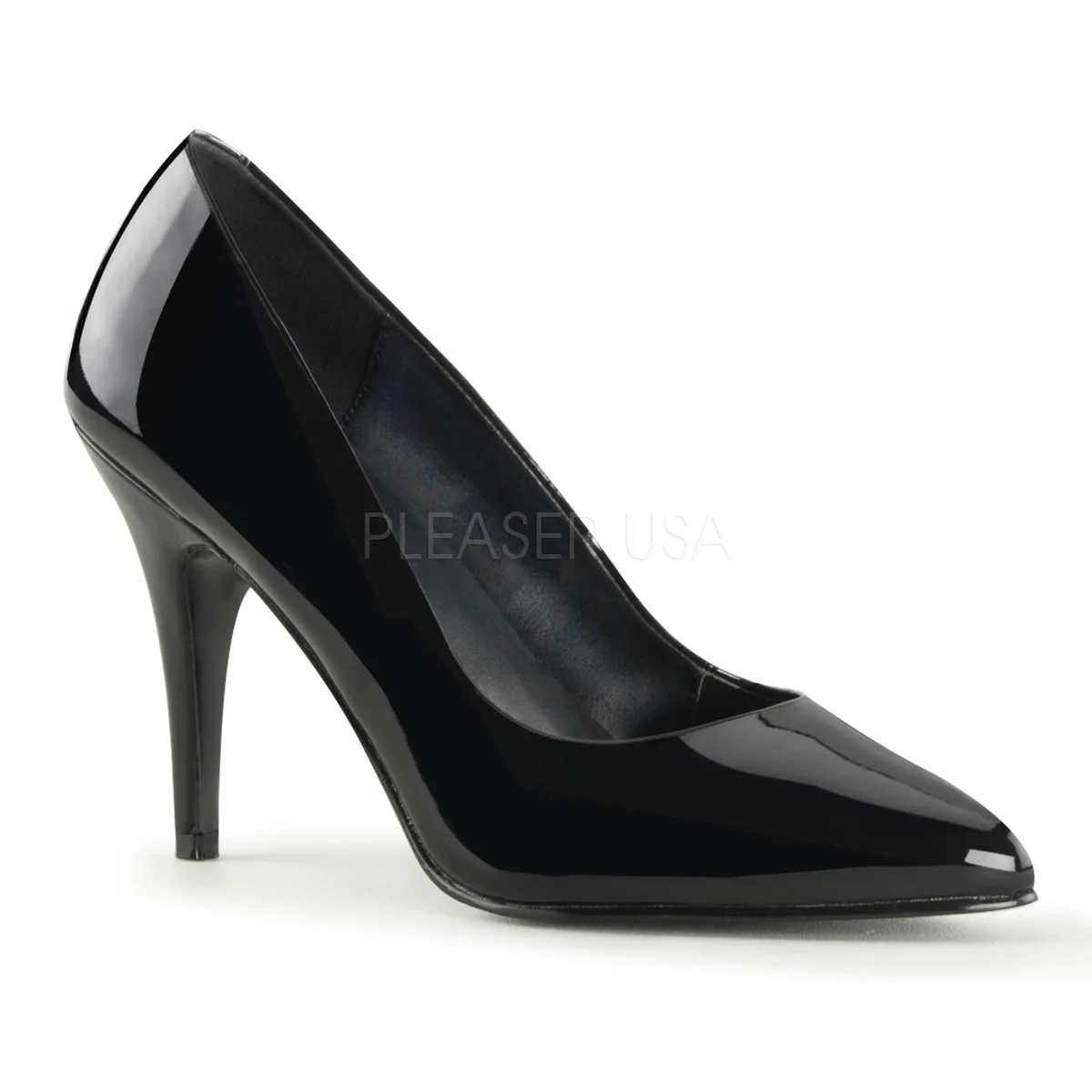 VANITY-420  Black Patent