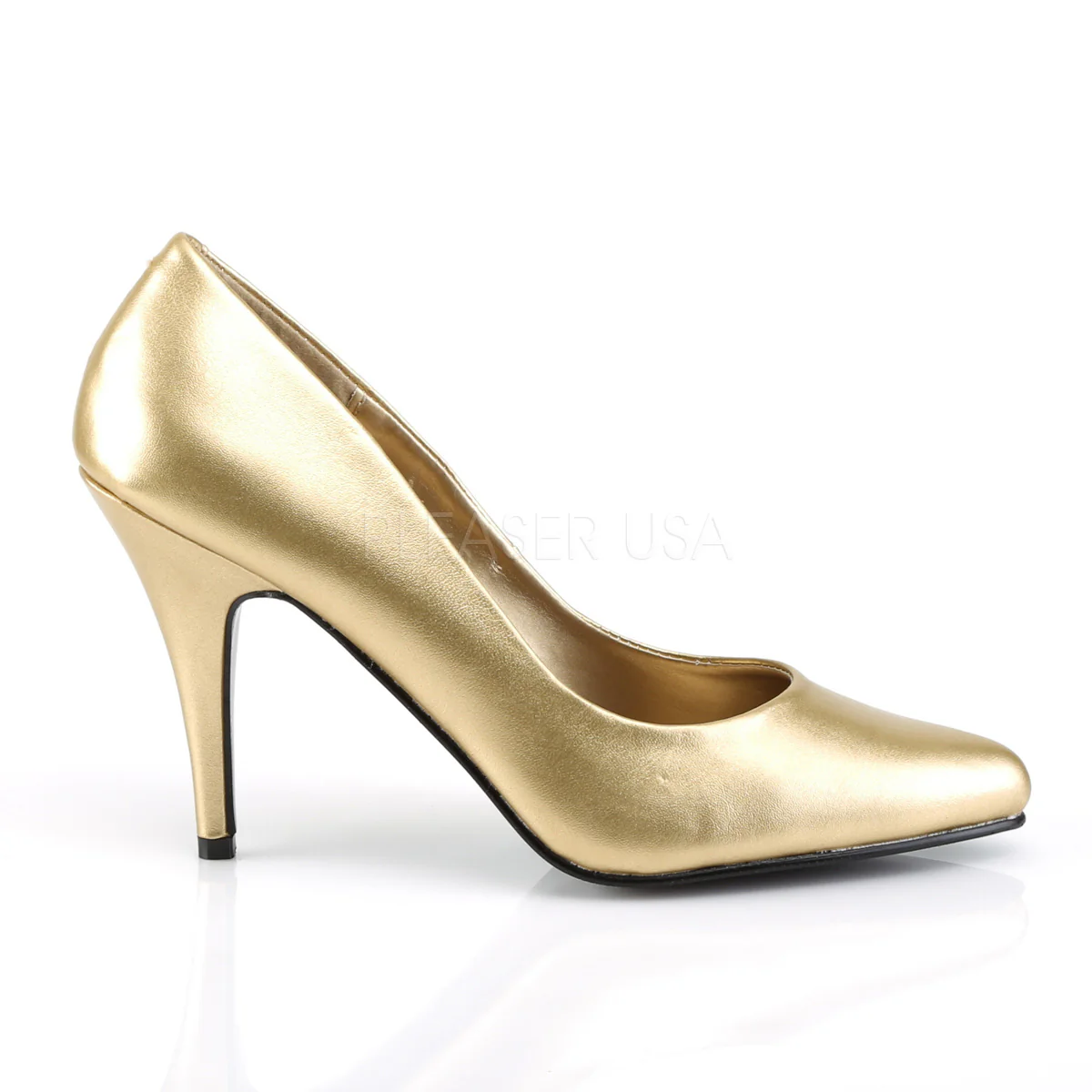 VANITY-420  Gold Faux Leather - Image 5