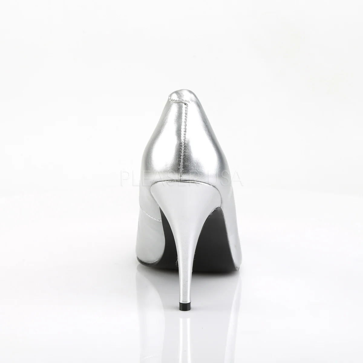 VANITY-420  Silver Faux Leather - Image 4