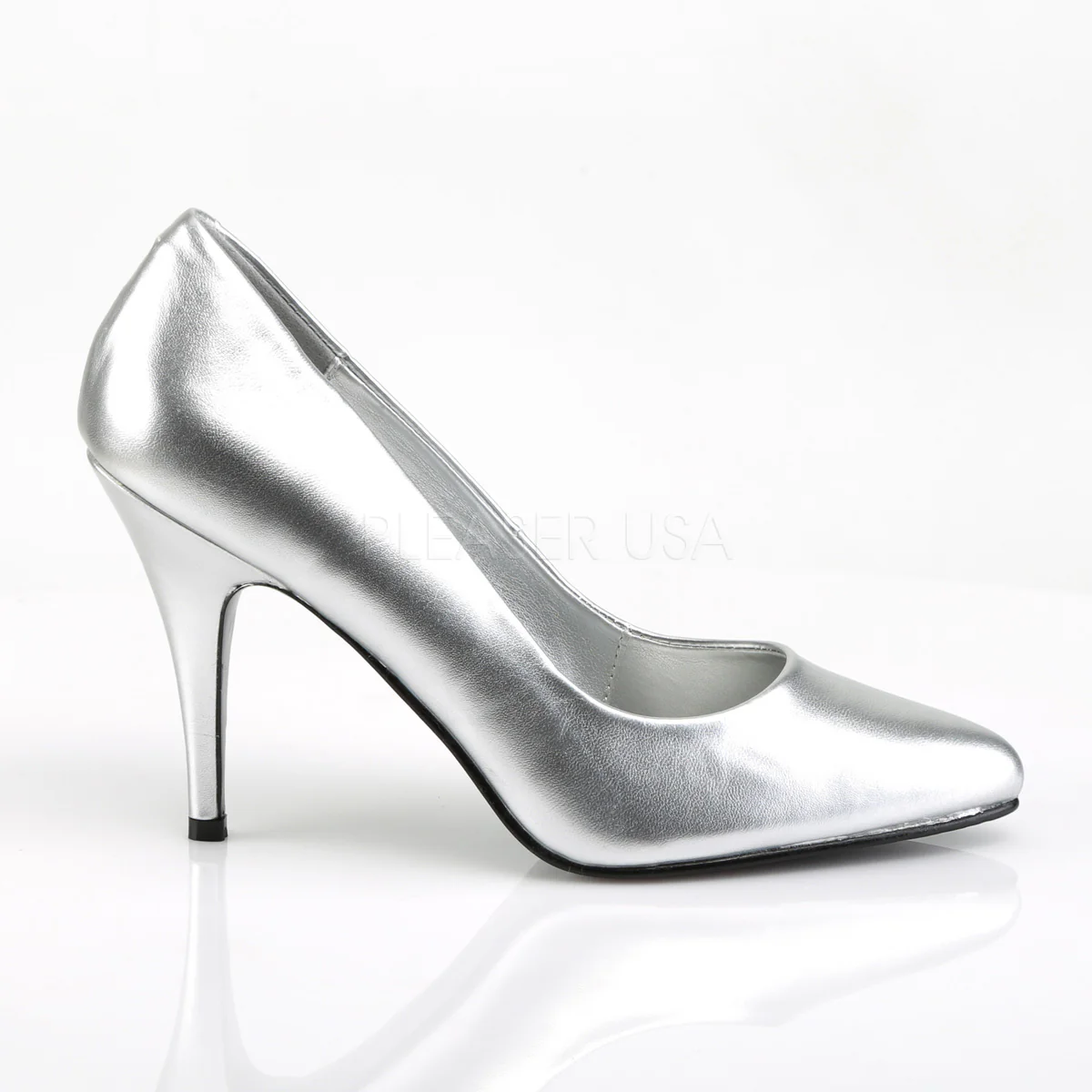 VANITY-420  Silver Faux Leather - Image 5