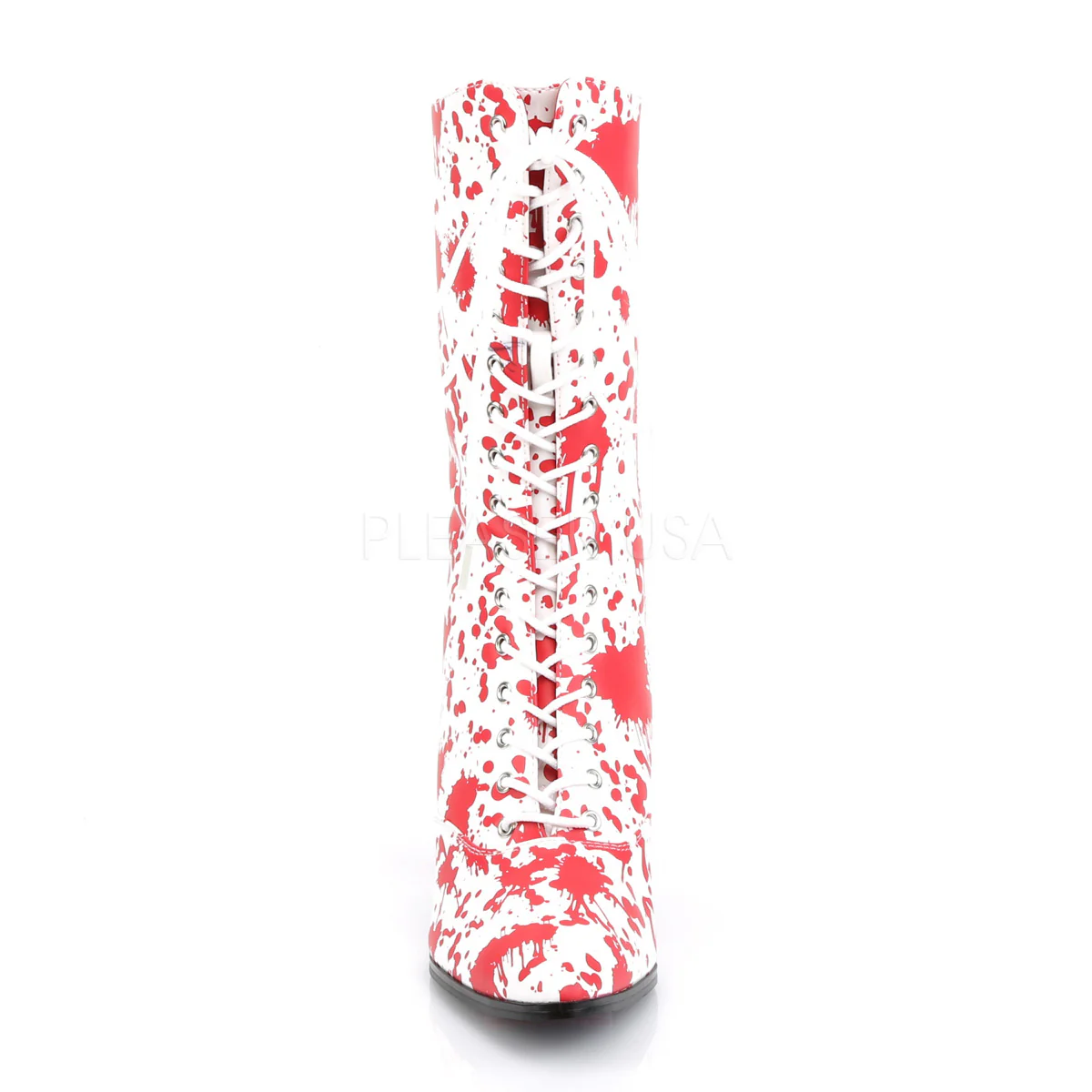 VICTORIAN-120BL White-Red Patent - Image 2