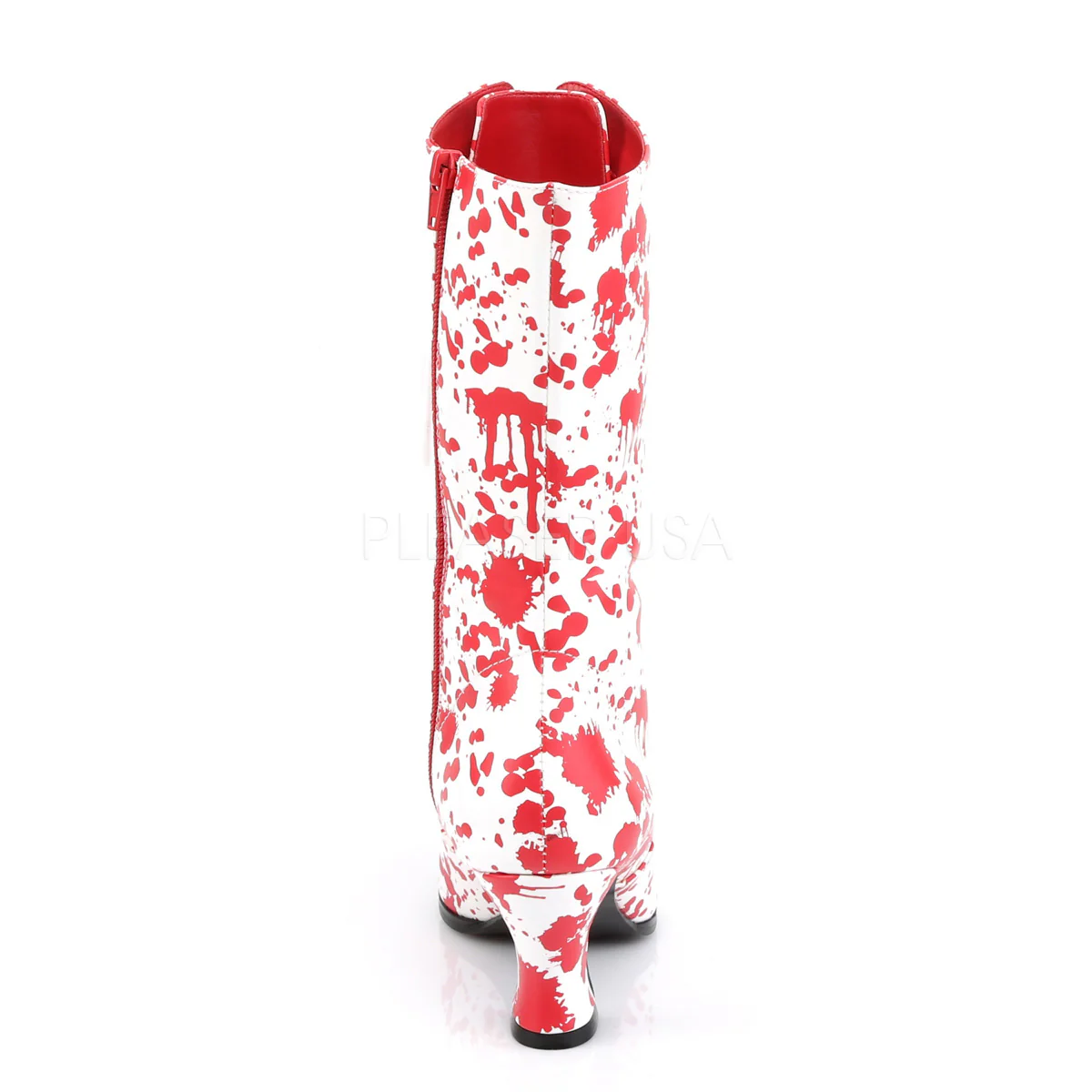 VICTORIAN-120BL White-Red Patent - Image 4
