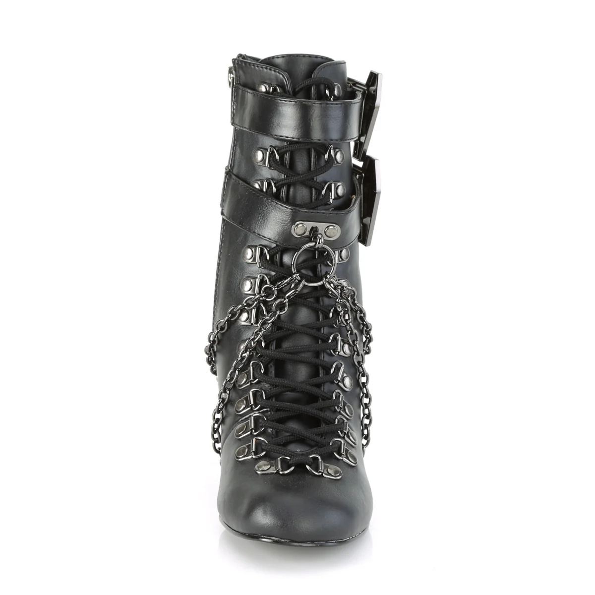 VIVIKA-128  Black Vegan Leather - Image 2