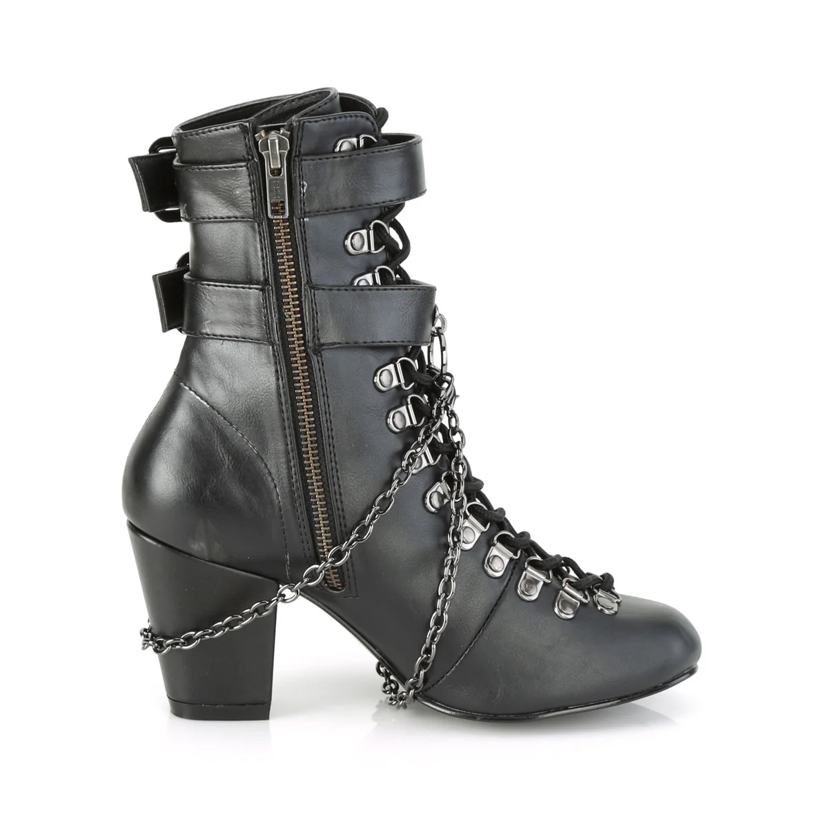 VIVIKA-128  Black Vegan Leather - Image 5