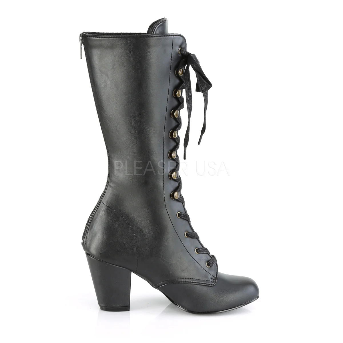 VIVIKA-205 Black Vegan Leather - Image 5