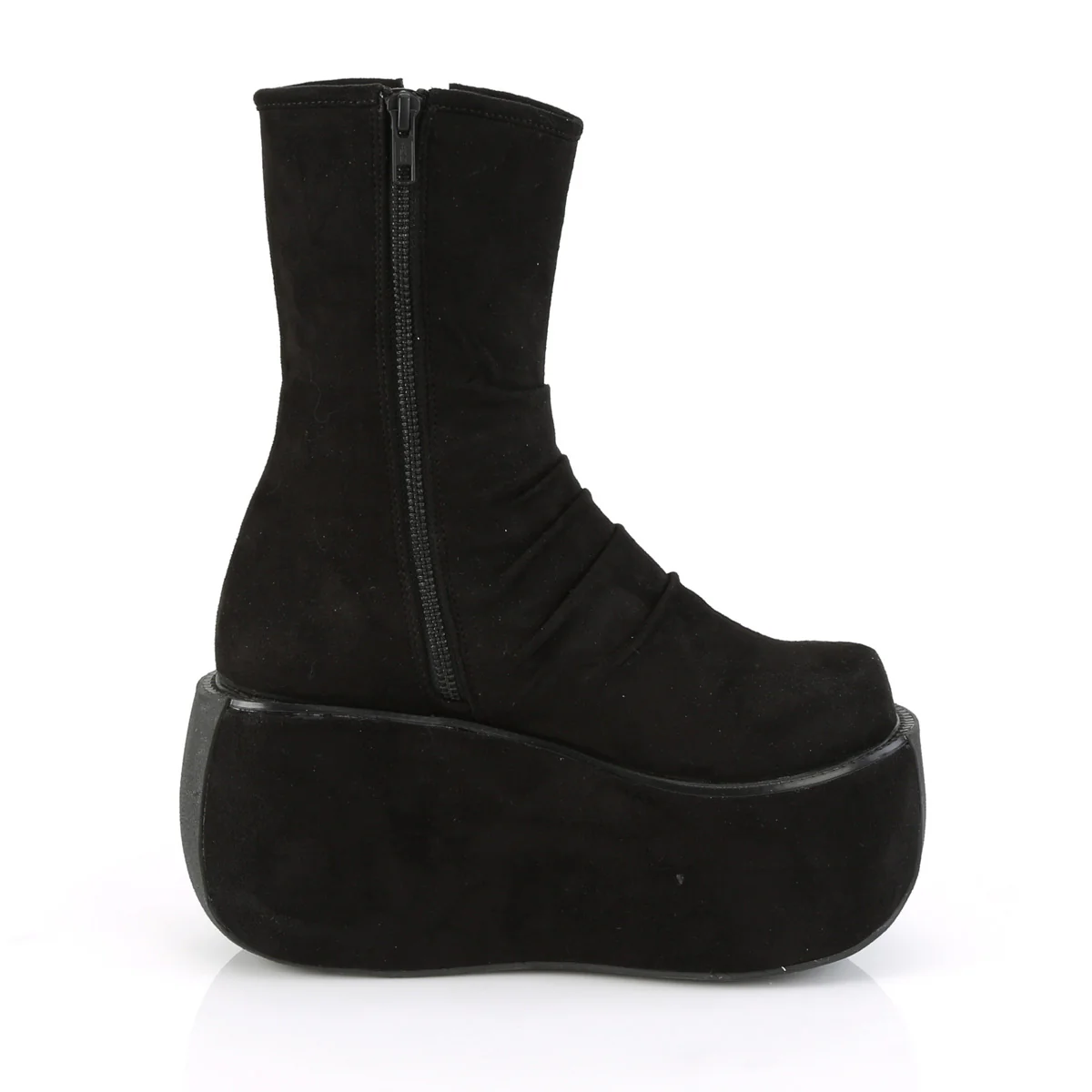 VIOLET-100 Black Faux Suede - Image 5