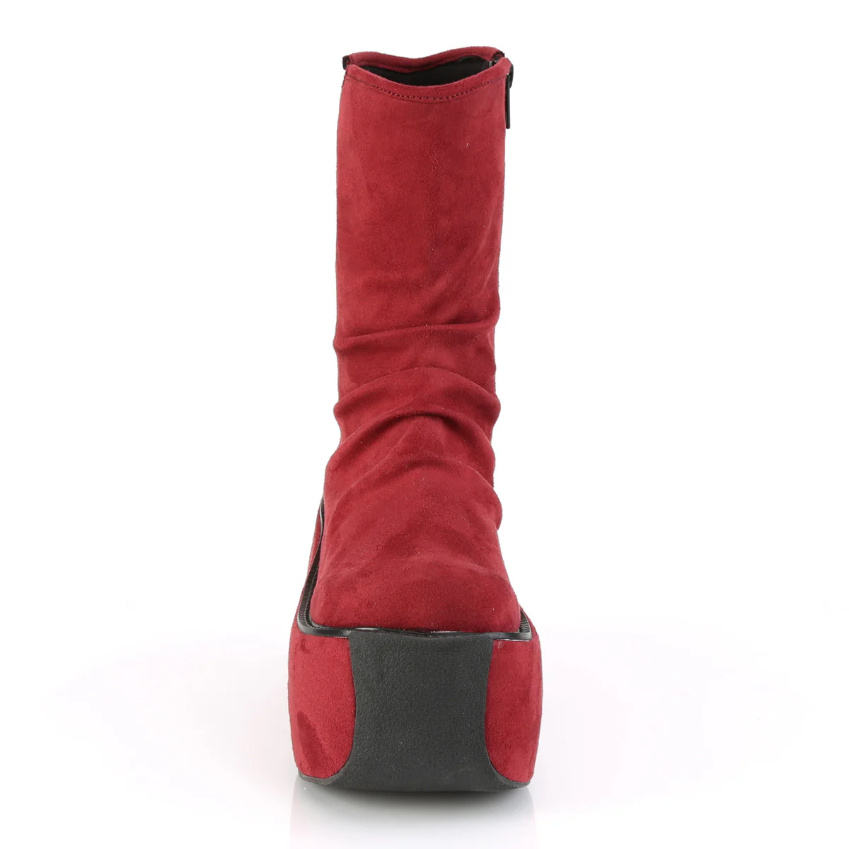 VIOLET-100 Burgundy Faux Suede - Image 2