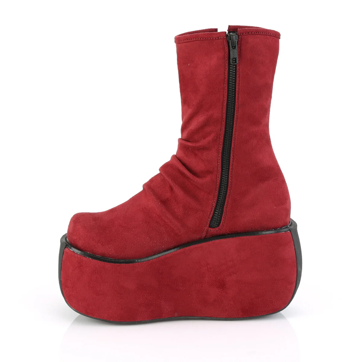 VIOLET-100 Burgundy Faux Suede - Image 3