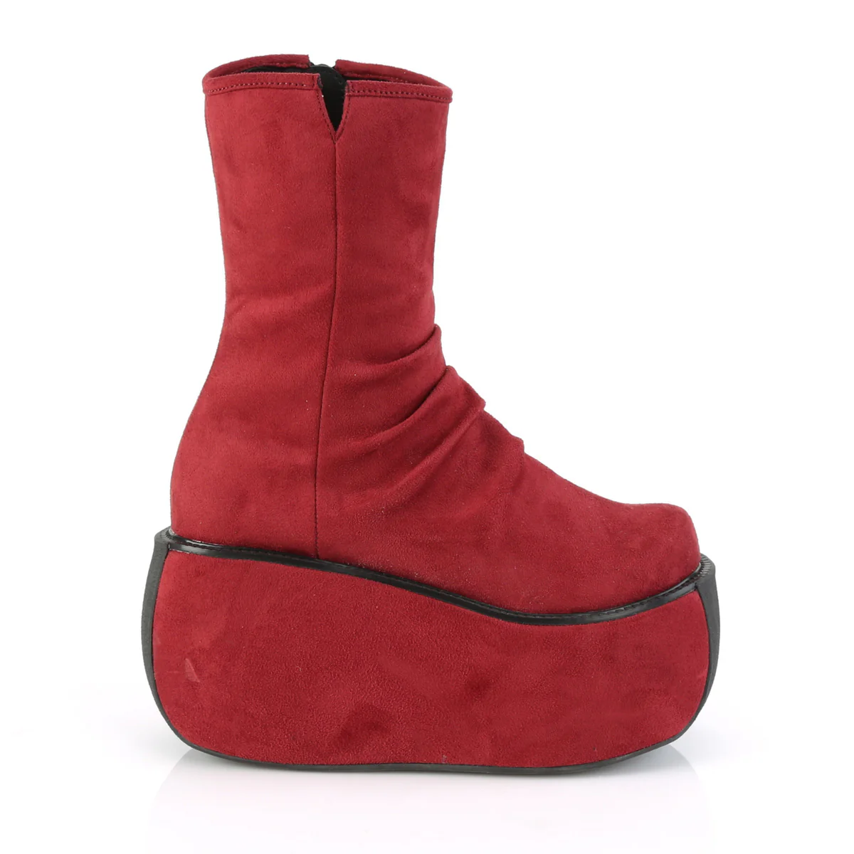 VIOLET-100 Burgundy Faux Suede - Image 5