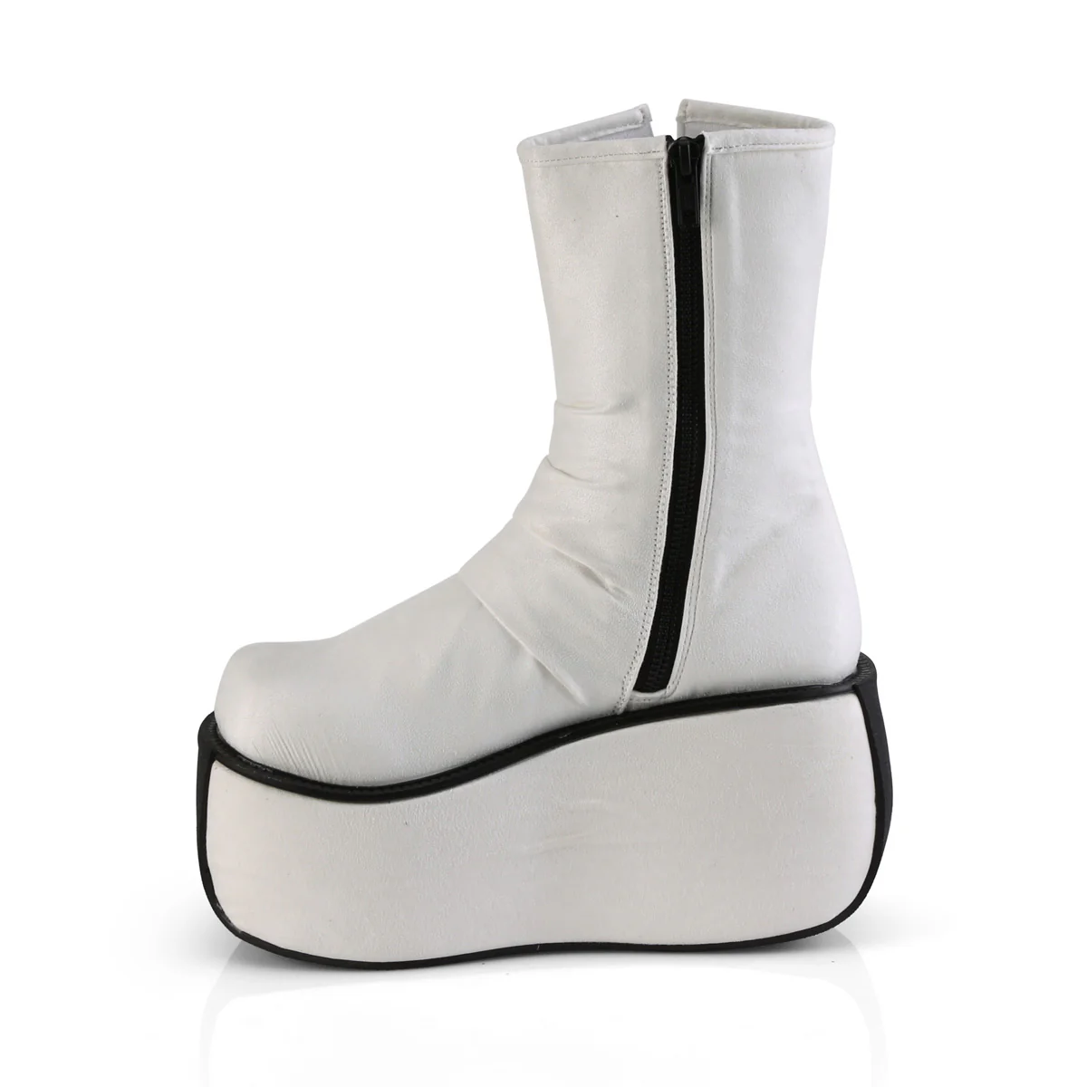 VIOLET-100  White Faux Suede - Image 3