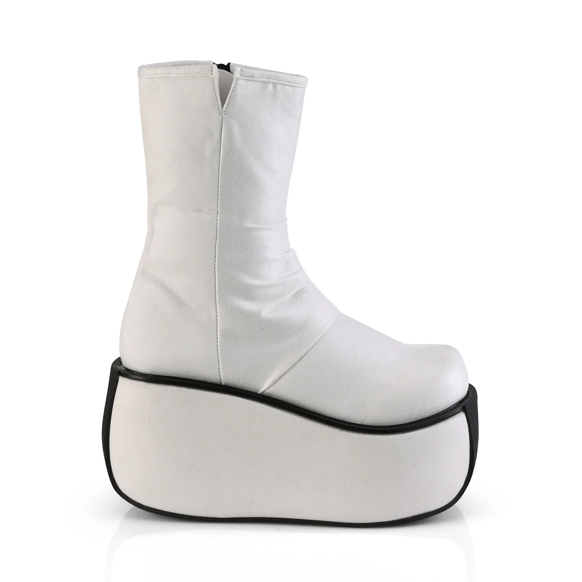 VIOLET-100  White Faux Suede - Image 5