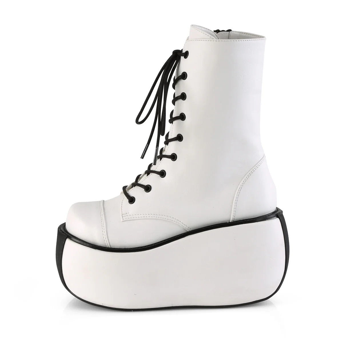 VIOLET-120 White Vegan Leather - Image 3