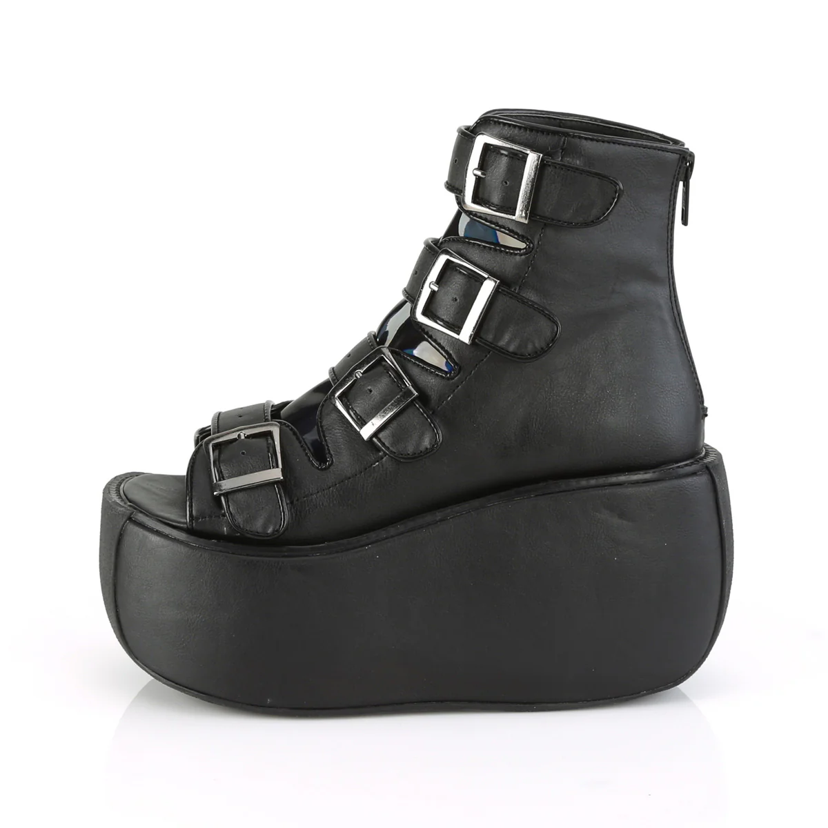 VIOLET-150 Black Vegan Leather-Hologram - Image 3