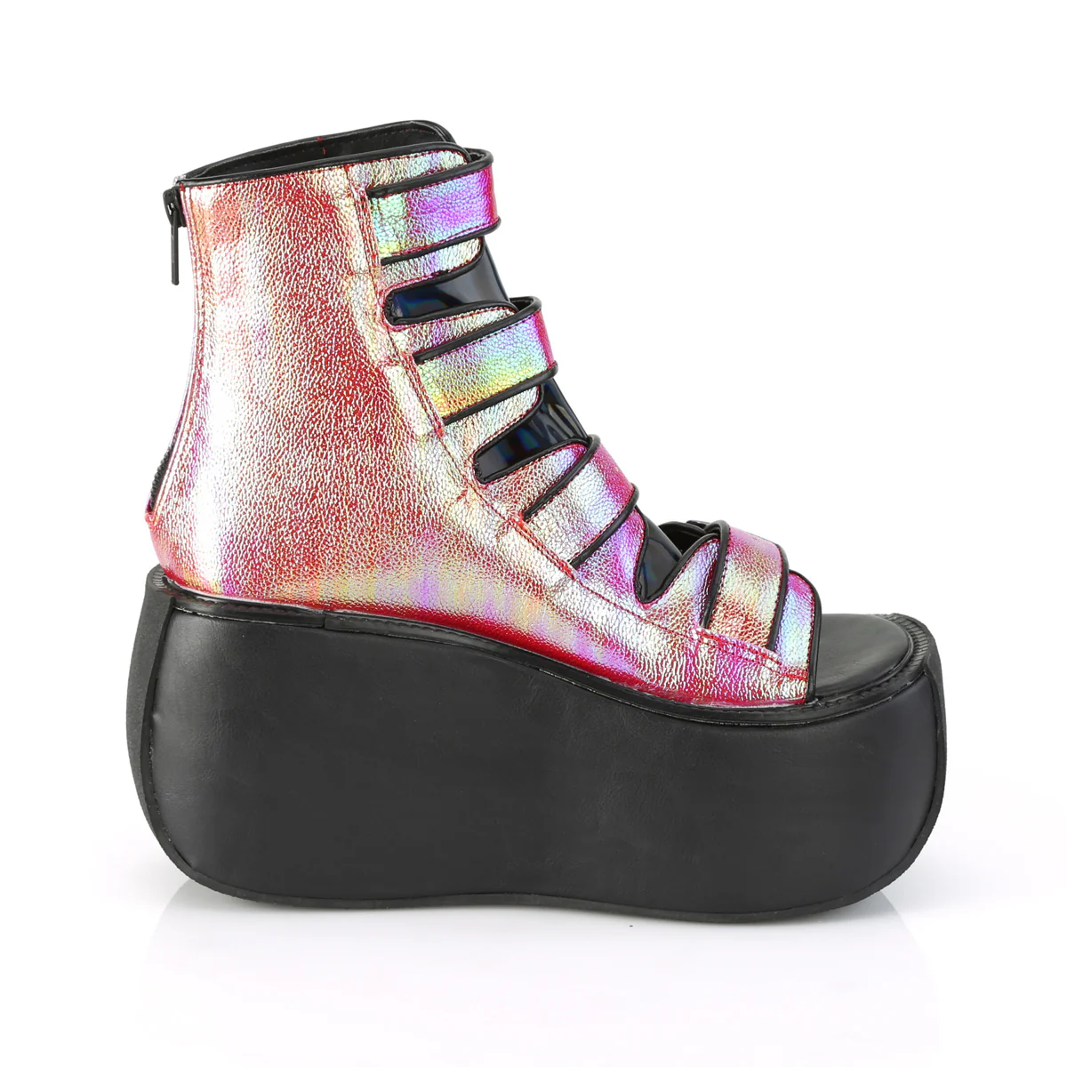 VIOLET-150  Pink-Green Iridescent Vegan Leather-Hologram - Image 5