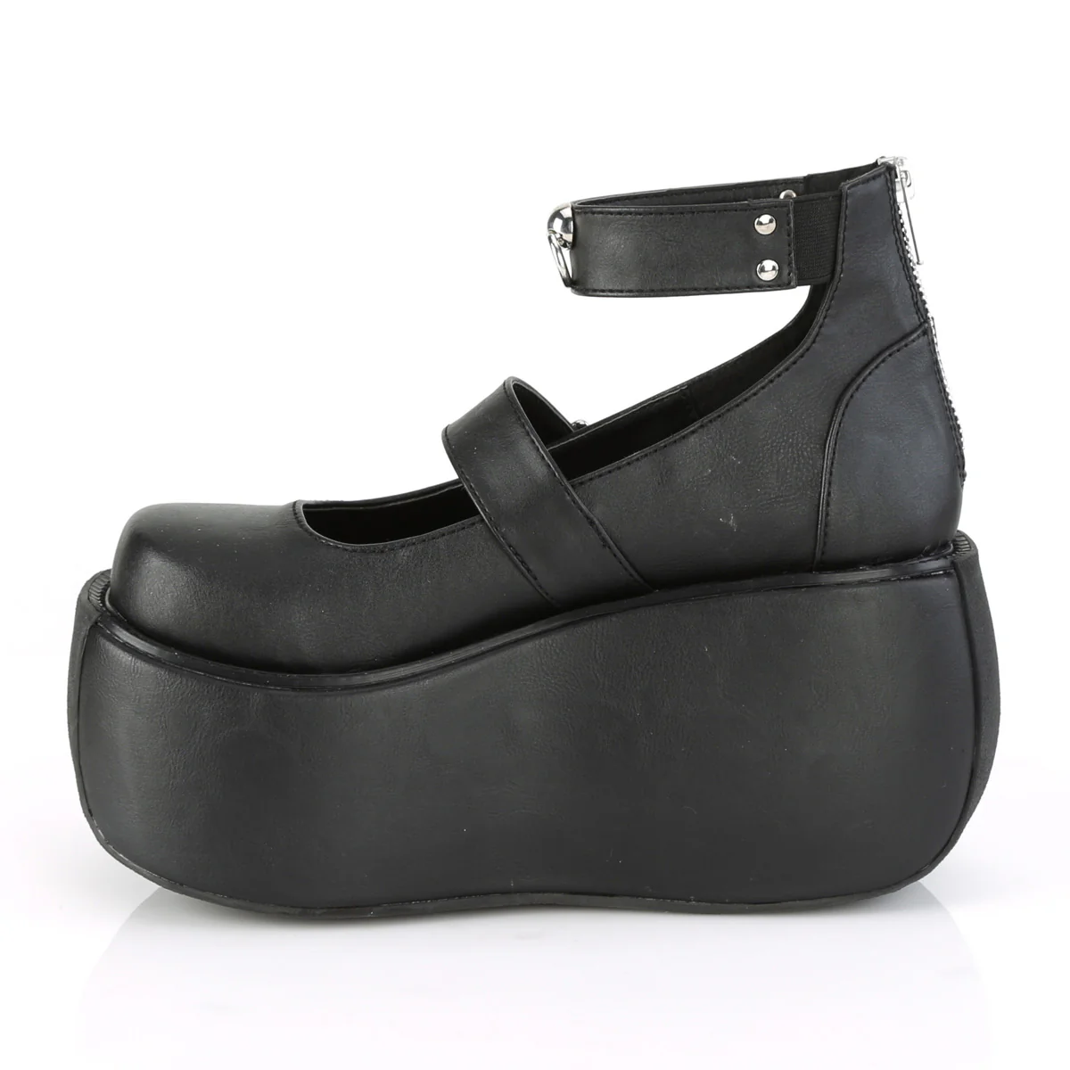 VIOLET-32  Black Vegan Leather - Image 3
