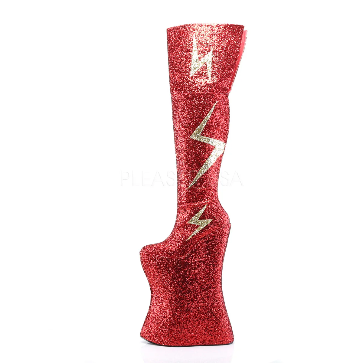 VIVACIOUS-3016  Red-Gold Glitter - Image 3