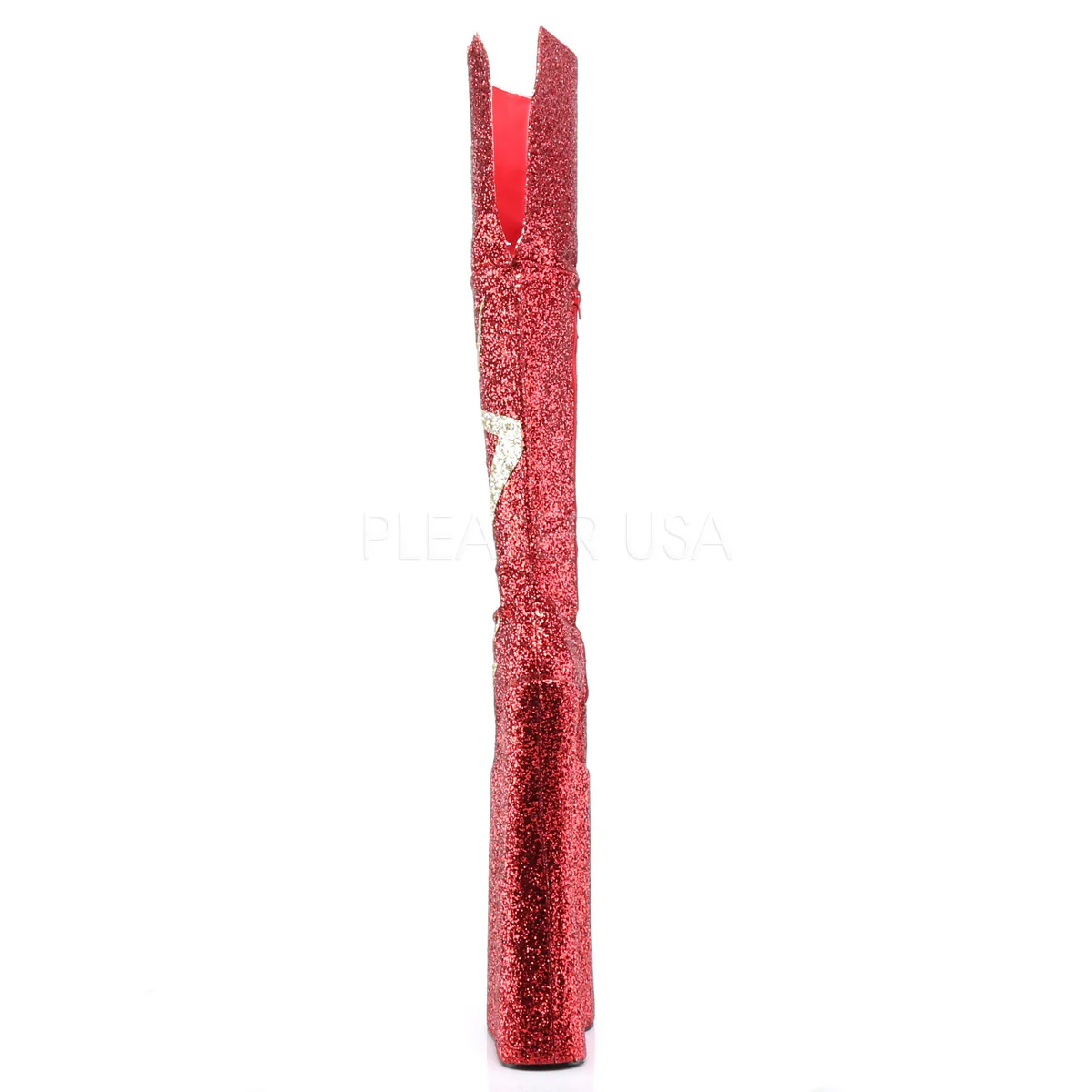 VIVACIOUS-3016  Red-Gold Glitter - Image 4