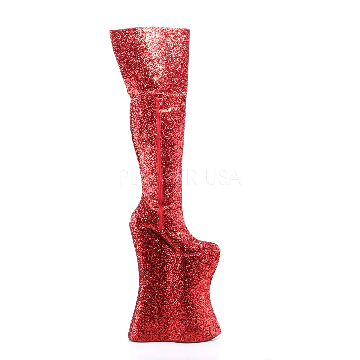 VIVACIOUS-3016  Red-Gold Glitter - Image 5