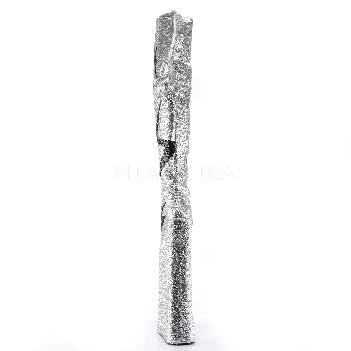 VIVACIOUS-3016  Silver-Black Glitter - Image 4
