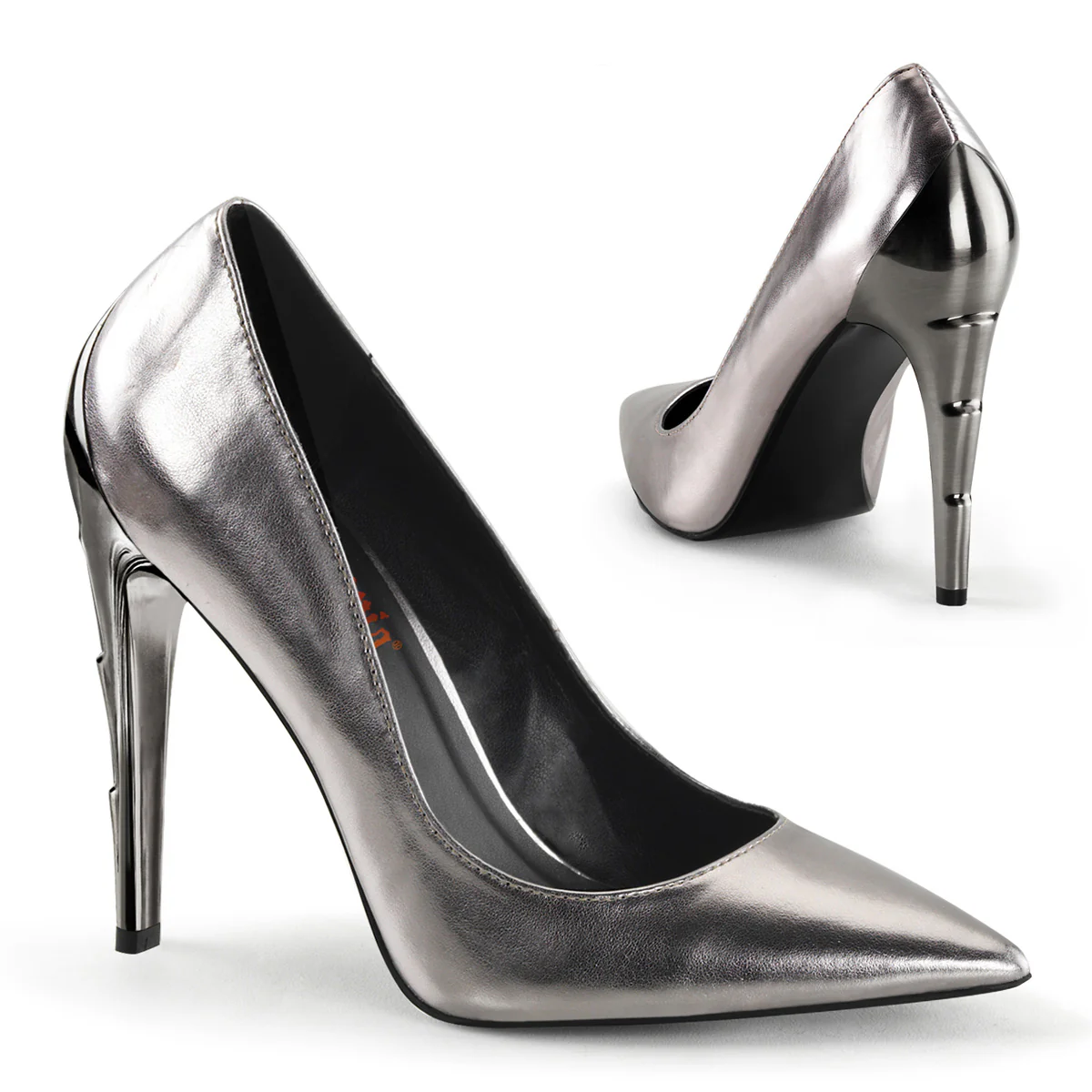 VOLTAGE-01 Pewter Vegan Leather