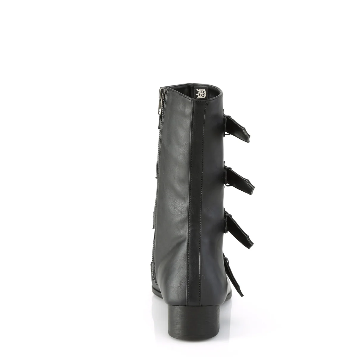 WARLOCK-110-B  Black Vegan Leather - Image 4