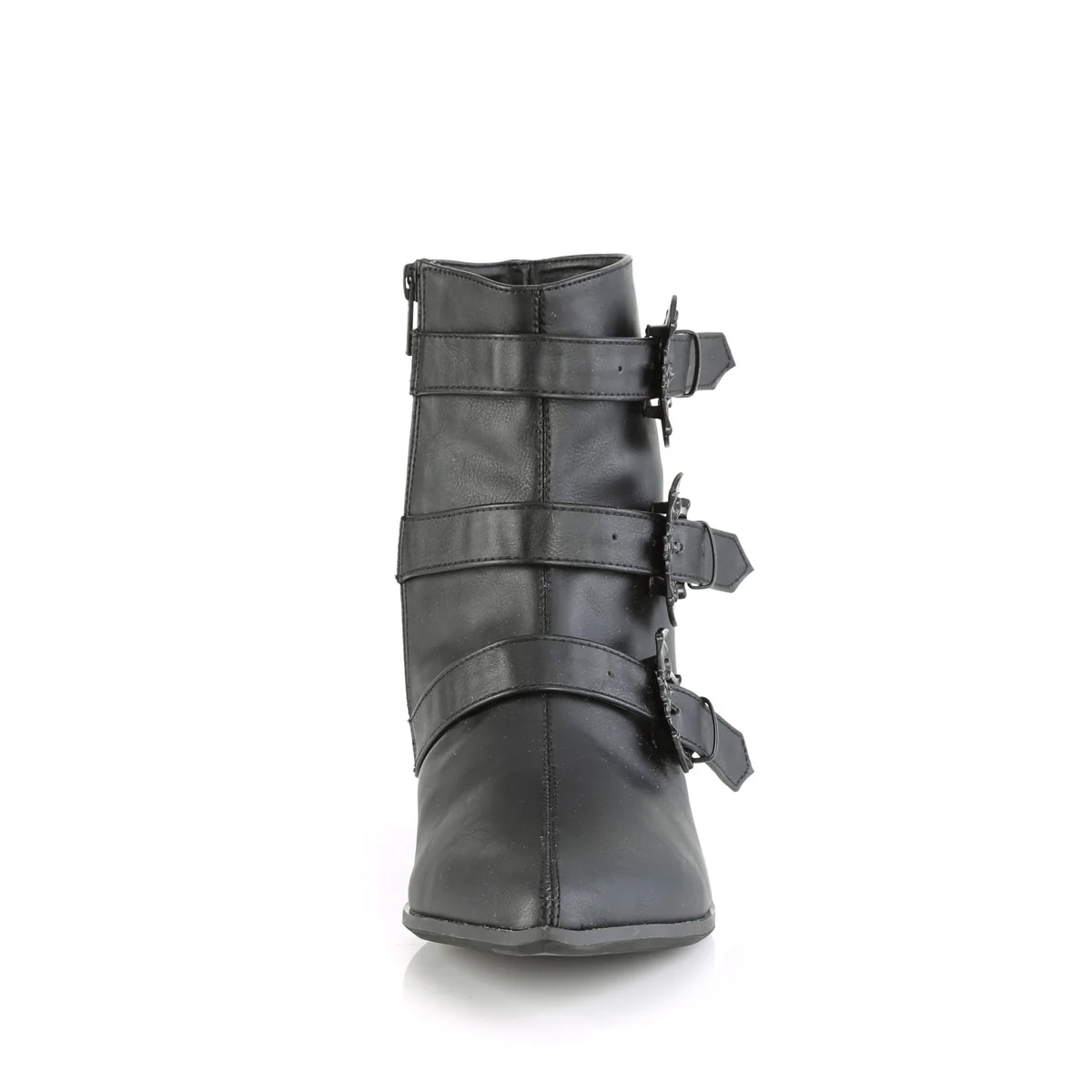 WARLOCK-50-B  Black Vegan Leather - Image 2