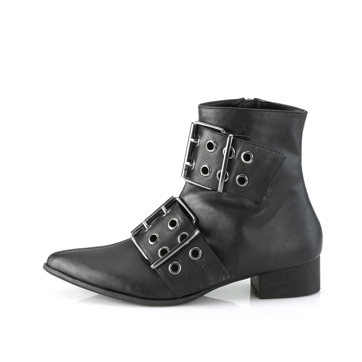 WARLOCK-55  Black Vegan Leather - Image 3