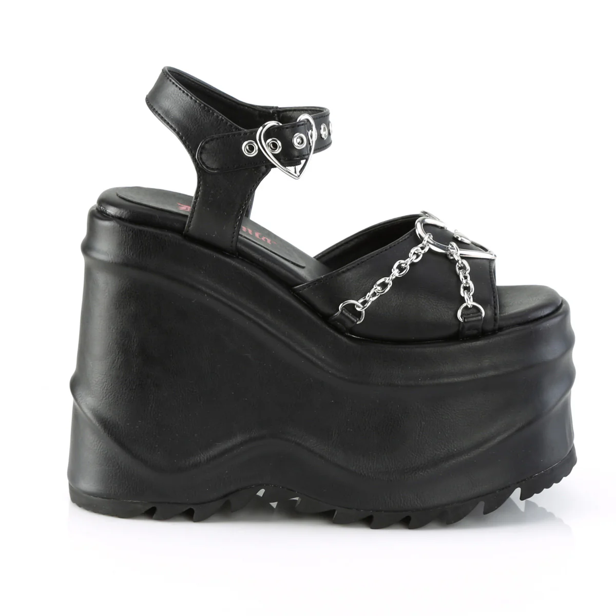WAVE-09  Black Vegan Leather - Image 5