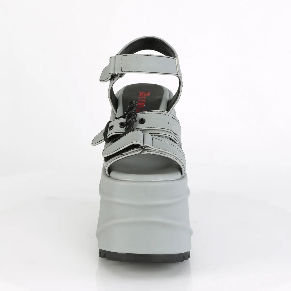 WAVE-13 Grey Reflective Vegan Leather - Image 2